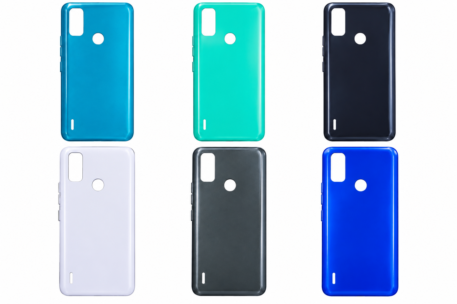 Compatible Replacement for Tecno Spark Go 2020 KE5 Back Panel – Blue, Grey, White, Purple & Black